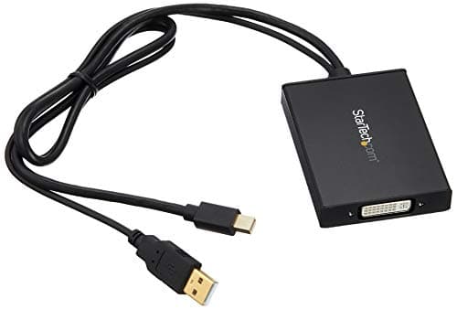 Image of StarTech.com Mini DisplayPort to Dual-Link DVI Adapter - USB Powered - Dual Link Connectivity - Black - DVI Active Display Converter (MDP2DVID2)
