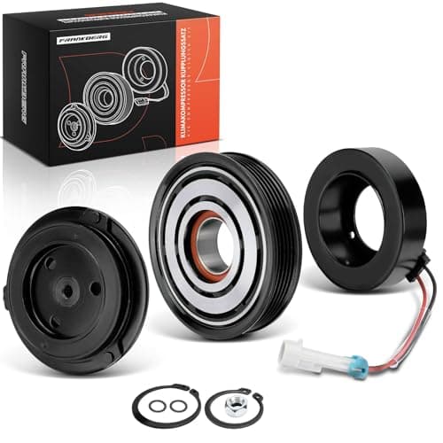 Image of Frankberg AC Compressor Clutch Kit Air Conditioning Compressor Clutch Compatible with BLS Wagon Focus II Box/Estate V-Class Box 638/2 Grandis NAW Vectra C Z02 9-3 Estate E50 Replace# 24411280