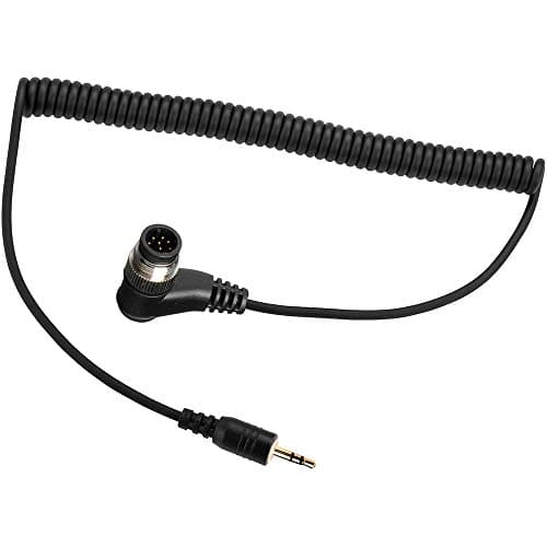 Image of PHOLSY 2.5mm N8 Off-Camera Remote Cable for Nikon Z8, Z9, D3, D4, D4s, D5, D6, D800, D850, D810, D700, D500, D300, D200, F6, F100, F5, F90, N90s, D1X, D2H, D3X, Replacement Nikon MC-30A Cable
