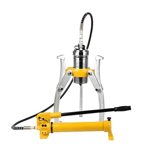 Image of LMgalxion Hydraulic Gear Puller Set,(5t-50t) Split-Type Bearing Separator,2 Jaw 3 Jaw Combo Puller,Heavy Duty Hub Tool for Bearing/Pulley/Gear Removal 20T+CP700HandPump