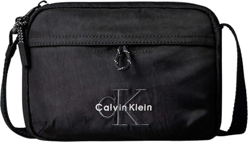 Image of Calvin Klein Men's BOLD CAMERA BAG LV04D3117G Crossover, Black (Black), One Size