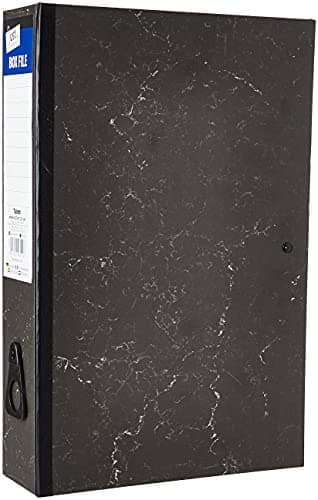 Image of Just Stationery Box File, Black