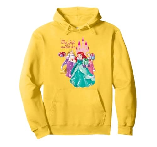 Image of Disney Princess Ariel Rapunzel and Aurora Holiday T-shirt Pullover Hoodie