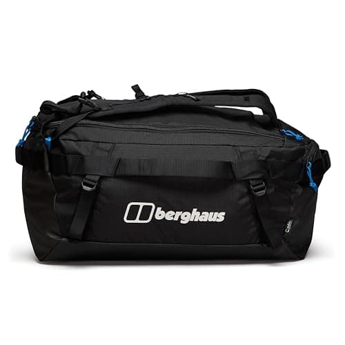 Image of Berghaus Unisex Xodus Travel Holdall 60l Bag | Durable | Shoulder Straps Travel Holdall, Black/Black, One Size