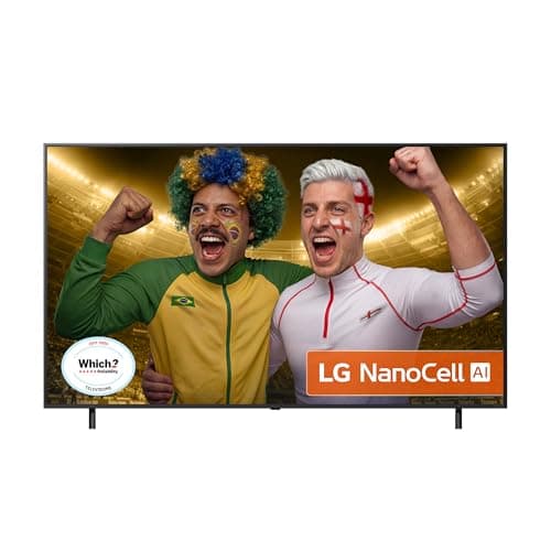Image of LG 75NANO90A6B, 75 Inch Nano AI 4K Smart TV, webOS 25 Platform, AI Concierge, Alpha 7 AI Processor 4K Gen8, Game Optimiser, ALLM, 60 Hz, 2025