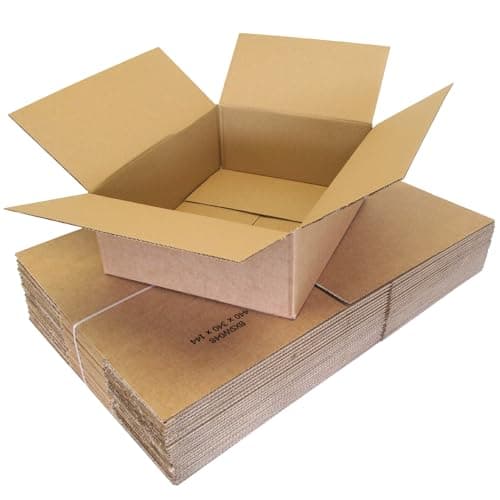 Image of W.E. Roberts 10 New Royal Mail Small Parcel Postal Mailing Boxes (External Dimensions - 446x346x154mm)