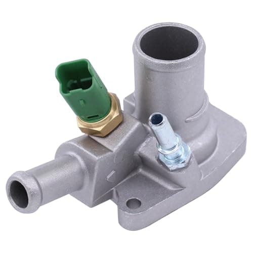 Image of Coolant Thermostat Housing with Sensor Seal Coolant Sensor for 500 500C 500L Grande Punto Evo 199 Panda 169 Doblo Bravo 198 Qubo Tipo 356 Idea Linea Fiorino 595 695 Mito Musa Ypsilon 843 1.4
