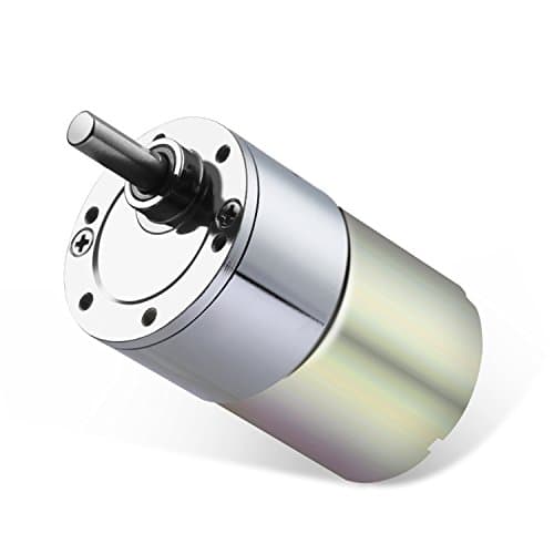 Image of Greartisan DC 12V 300RPM Gear Motor High Torque Electric Micro Speed Reduction Geared Motor Eccentric Output Shaft 37mm Diameter Gearbox