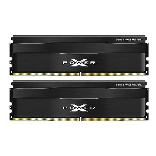 Image of Silicon Power DDR5 32GB (2x16GB) 6000MT/s (PC5-48000) 288-pin CL30 1.35V UDIMM Desktop Memory Module RAM SP032GXLWU60AFDE Black