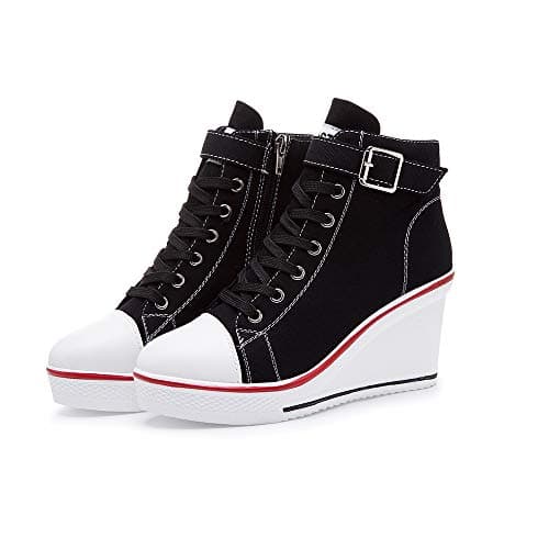 Image of siphly Women's Trainers, 09 Black EU39= 6UK