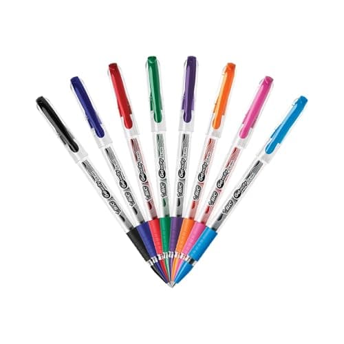 Image of BIC® Intensity Fineliner Marker Pens, Fine Point, 0.4 mm, Assorted Ink Colors, Pack Of 10 Pens
