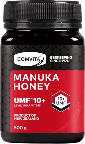 Image of Comvita Mānuka Honey (Certified UMF™ 10+, MGO 263+) Pure & Premium, Unpasteurised Goodness From New Zealand - 500g