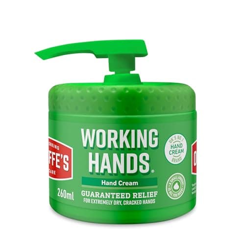Image of O’Keeffe’s Working Hands Hand Cream 260ml – Pumpable Hand Cream for Extremely Dry, Cracked Hands | Instantly Boosts Moisture Levels, Creates a Protective Layer & Prevents Moisture Loss