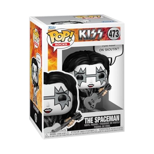 Image of Funko Pop! Sayings: the Spaceman - (R&R All Night) - KISS - Collectable Vinyl Figure - Gift Idea - Official Merchandise - Toys for Kids & Adults - Music Fans - Model Figure for Collectors and Display
