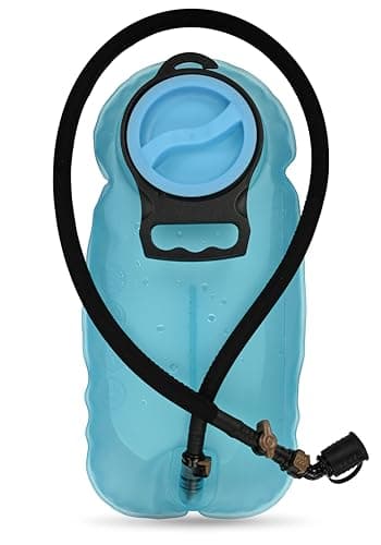 Image of MARCHWAY 2L/2.5L/3L TPU Hydration Bladder, Ultra Durable Water Reservoir Bag with Insulated Tube for Hydration Pack for Cycling, Hiking, Running, Climbing, Biking (3L Blue 100oz)