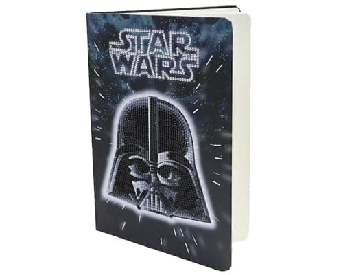 Image of Craft Buddy Darth Vader Crystal Art Notebook, 18 X 29 cm Size