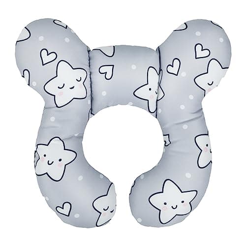 Image of Baby Car Travel Pillow Infant Head Neck Support Pillow Car Seat Cushion Newborn Toddler Car Sleeping Pillow Kids U-shaped Head Neck Protector Pillow Headrest Pillow For Car Seat Pushchair Stroller