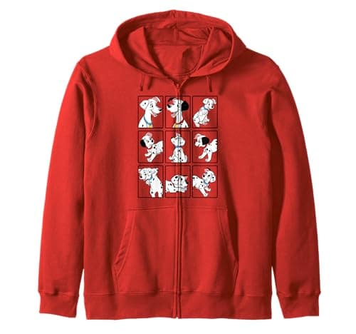 Image of Disney 101 Dalmatians Group Shot Box Up Zip Hoodie