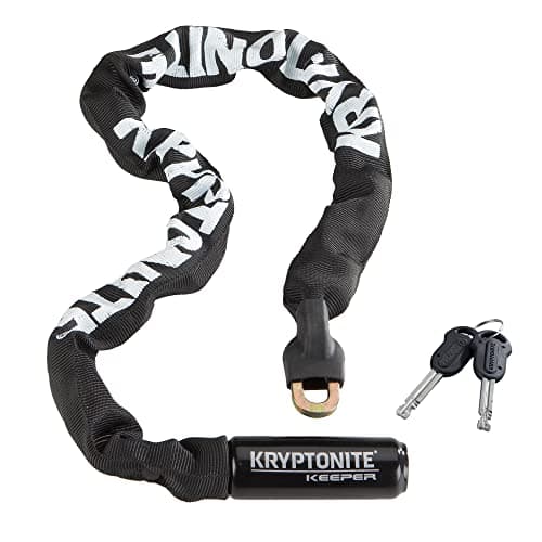Image of Kryptonite Keeper 785 Bike Chain Lock, 2.8 Feet Long Heavy Duty Anti-Theft Bicycle Chain Lock with Keys for Bike, Motorcycle, Scooter, Bicycle, Door, Gate, Fence