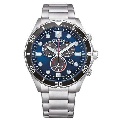 Image of Citizen Men's Chronograph Eco-Drive Watch of Sporty Aqua
