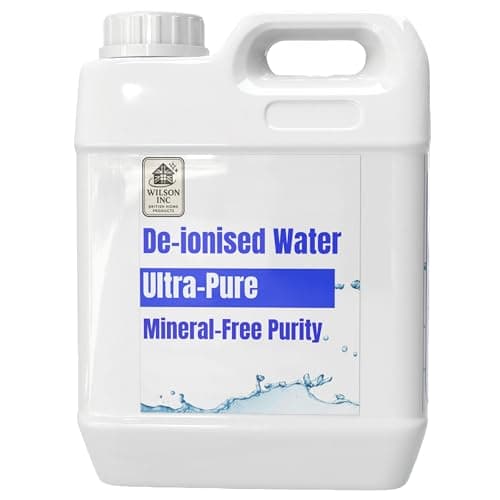 Image of Wilson inc- 500ml De-Ionised Water - Ultra-Pure Mineral-Free Water for Home, Auto & Professional Use - Water (De-ionised, 500ml)