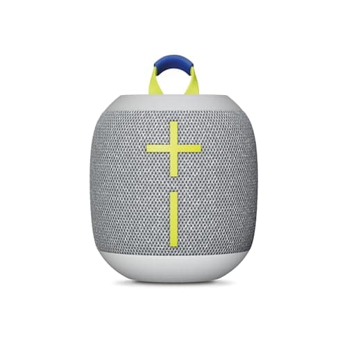 Image of Ultimate Ears Wonderboom 4 Portable Waterproof Bluetooth Speaker With Big Bass and 360-Degree Sound, Dustproof Floating Speaker With 40 m (131ft) Range - White