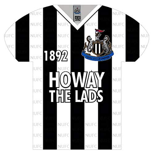 Image of Newcastle United T-shirts Brand Model Shirt Shaped Metal Sign