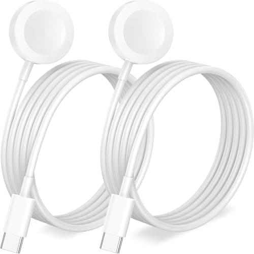 Image of [2 Pack USB C] for Apple Watch Charger USB C Magnetic iWatch Charger Wireless Portable Compatible with iWatch Ultra3 Ultra2 Ultra Series 11/10/9/8/7/6/SE/SE2/SE3/5/4/3/2/1-[3.3ft/1m]