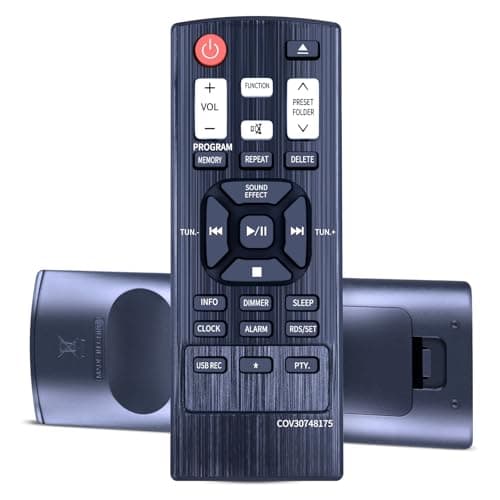 Image of Snrigw New COV30748175 Replacement Remote Control Compatible with LG Micro Hi-Fi Audio System CM2460 CM2460DAB CMS2460F CM2440 XA14 XA14-D0U