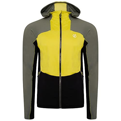 Image of Dare 2b Revive II CoreStr core stretch, quick-drying, hooded full zip fleece. Featuring Ilus Core fabric. Suitable for walking and hiking.
