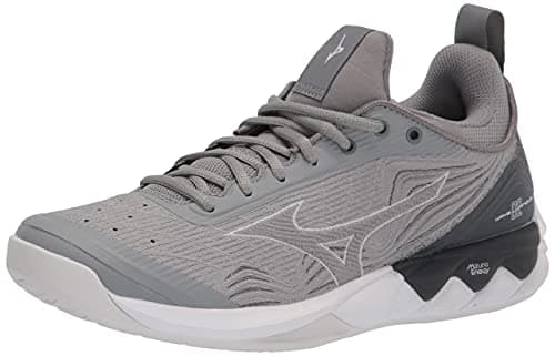 Image of Mizuno Women's Wave Luminous 2 Volleyball Shoe, Grey, 8.5 UK