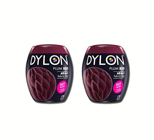 Image of New Dylon 350g Plum Red Machine Dye Pod 2 Pack
