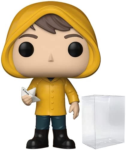 Image of POP Horror: Stephen King's It - Georgie Denbrough with Boat Funko Pop! Vinyl Figure (Bundled with Compatible Pop Box Protector Case), Multicolored, 3.75 inches