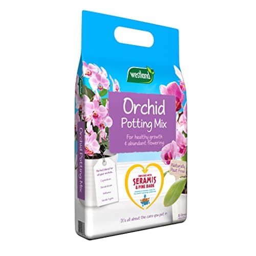 Image of Westland Orchid Potting Compost Mix and Enriched with Seramis, 8 L