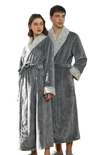 Image of BERDITH Unisex Dressing Gown Bath Robes for Men & Women