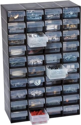 Image of HOMION Multi Drawer Storage Cabinet For Home Garage or Shed Plastic (40 DRAWER)