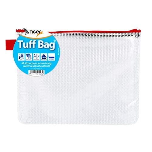 Image of Tiger tuff bag foolscap A4+ size single bag - assorted colours