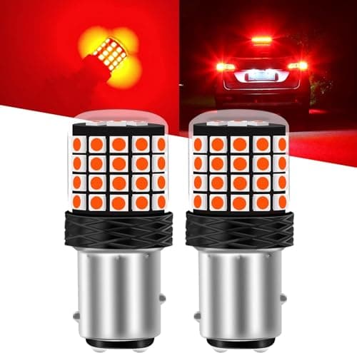 Image of Sidaqi 1157 BAY15D 380 P21/5W Brake Light Bulbs 12-24V 54SMD 3030 42W Super Bright 2200LM P21 5W LED Red for Brake Stop Tail Lights Parking Lights Position Lights-2PCS
