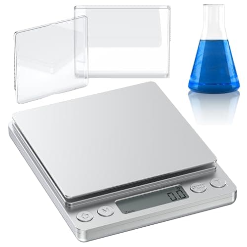 Image of Labsales Academy Basic Laboratory Digital Weighing Scales, Mini Analytical Lab Balance, For Labs & Jewellers, Used For Powders, Gold, Jewellery & Samples, 500g - 3000g, 0.01-0.001 (3000g 0.1g)