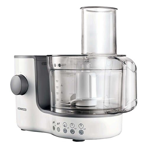 Image of Kenwood Compact Food Processor, 1.4L Bowl, Blender, Emulsifying, Chopping Blade, Shredder Disc 400W, FP120, White
