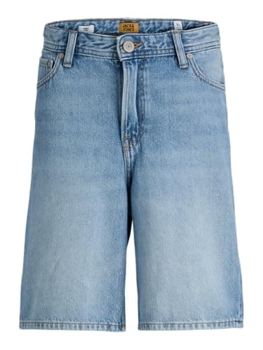 Image of JACK & JONES Boy Denim Shorts Loose Fit Denim Shorts Junior, Blue Denim, 158