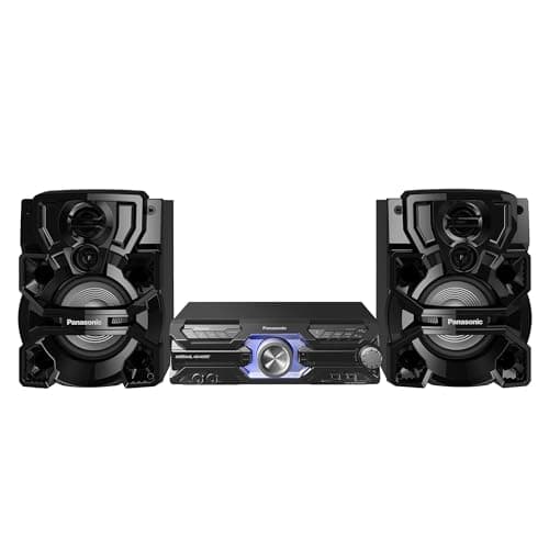 Image of Panasonic SC-AKX710E-K 2000W Wireless Megasound Hi-Fi Speaker System with Bluetooth and Karaoke, Black