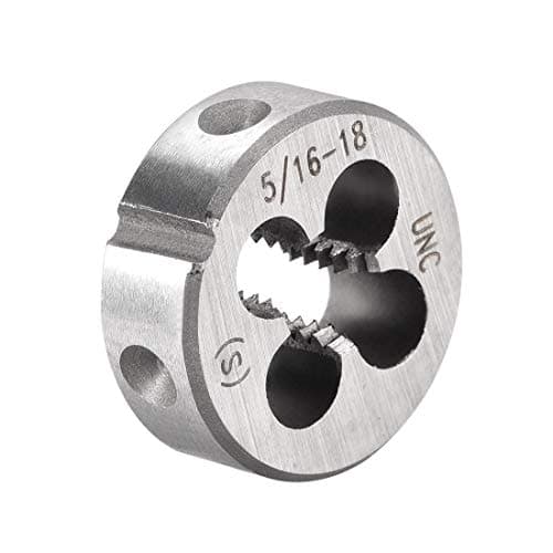 Image of sourcing map 5/16-18 UNC Round Die, Machine Thread Right Hand Threading Die, Alloy Tool Steel Screw Thread Cutting Die