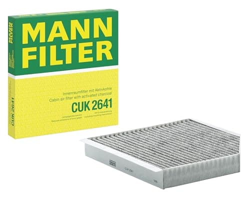 Image of MANN-FILTER CUK 2641 Cabin Air Filter - Pollen Filter with Activated Carbon - for Cars + Transporters