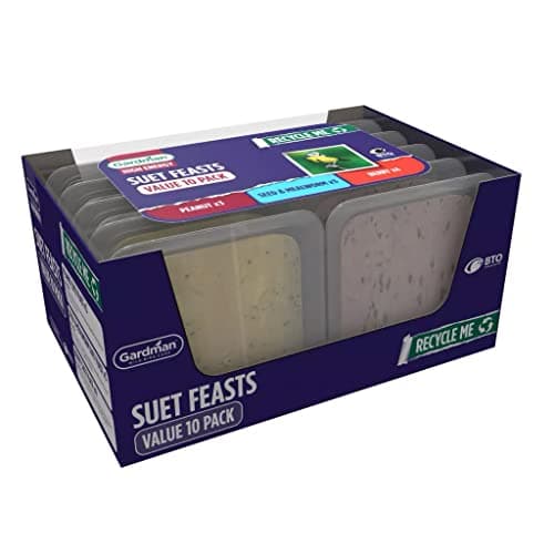 Image of Gardman A04118 Suet Feast Food, Natural, 13.5 x 29 x 18.5 cm