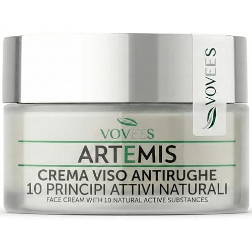 Image of VOVEES Artemis Bio Anti-Wrinkle Cream – Hyaluronic Acid & 10 Natural Actives – Day & Night Moisturiser – Dermatologically Tested – Deep Hydration, 50ml