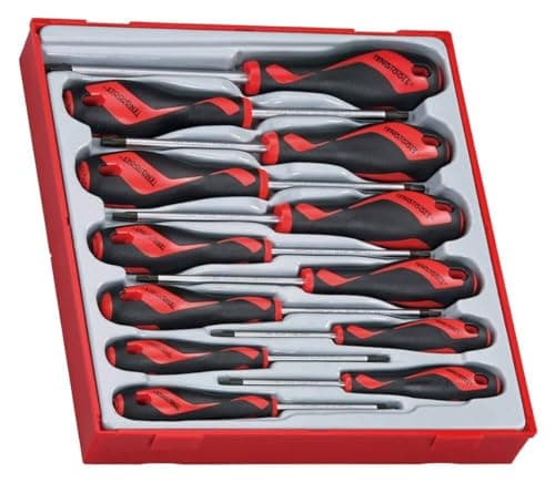 Image of Teng Tools 12 Piece Torx Type Screwdriver Set - TTD912TXN,Silver