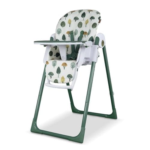 Image of Cosatto Pip Adjustable Baby Highchair | Toddlers - Birth to 15kg | Compact, Foldable, Lightweight, 7 Height Positions, Padded Seat, 5 Point Harness, Cup Holder, Dishwasher Safe, Easy Clean (Faraway)
