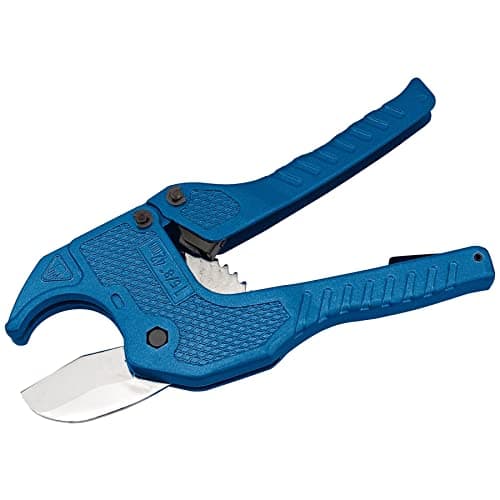Image of Draper 27632 Plastic/Vinyl Pipe Cutter, Blue, 200mm Length