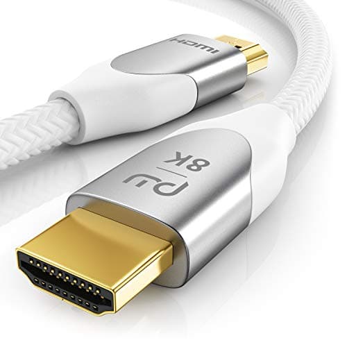 Image of 2m 8K HDMI Cable 2.1 - 8K @ 60Hz 4K @ 120Hz DSC - HDTV 7680 x 4320 - UHD II - HDMI 2.1 2.0a 2.0b - 3D - High Speed HDMI Cable - HDR - ARC - Precision Plug - Compatible with Blu Ray PS5 Xbox